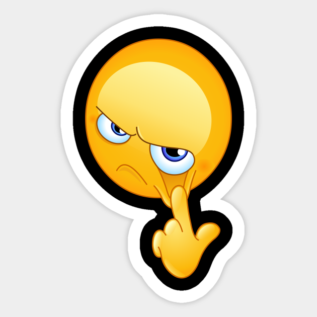 Eyelid Pull Emoji Emoji Sticker TeePublic